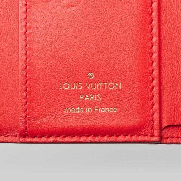 Louis Vuitton Coral Tahiti Taurillon Leather Capucines XS Wallet - Picture 9 of 9